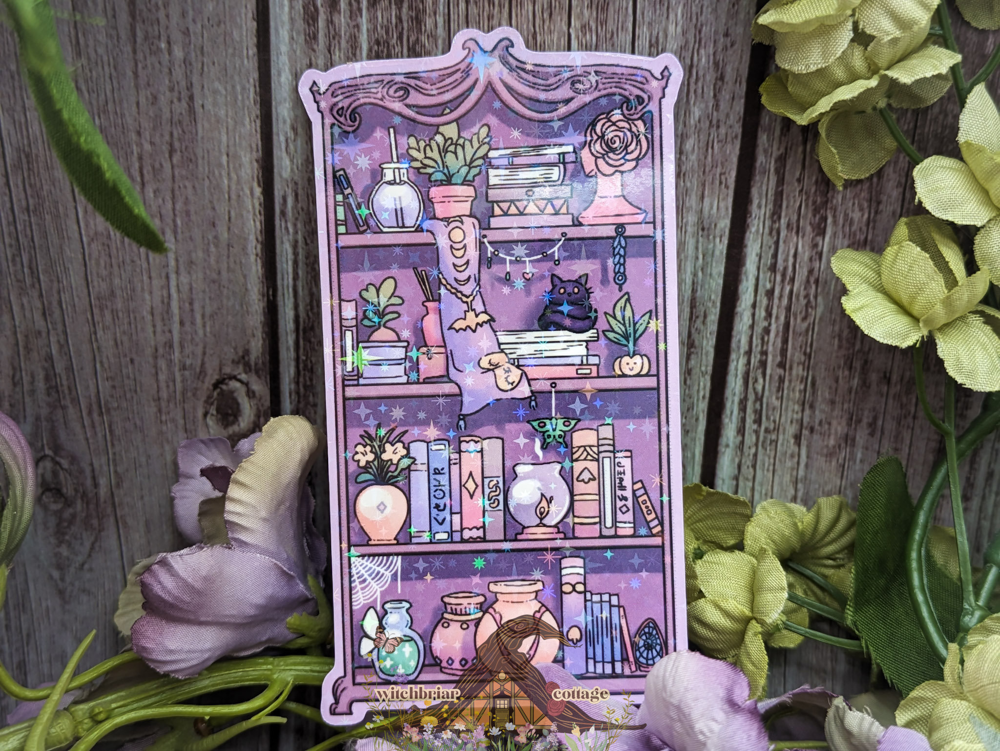 Witchy Bookshelf Sticker - Image 11