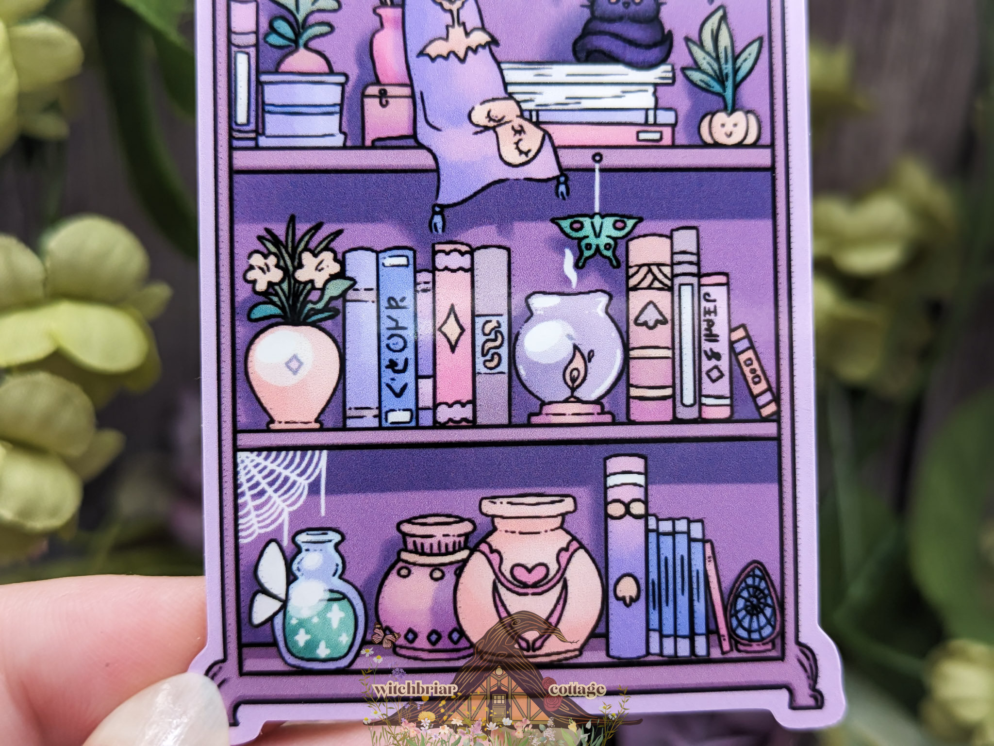 Witchy Bookshelf Sticker - Image 12