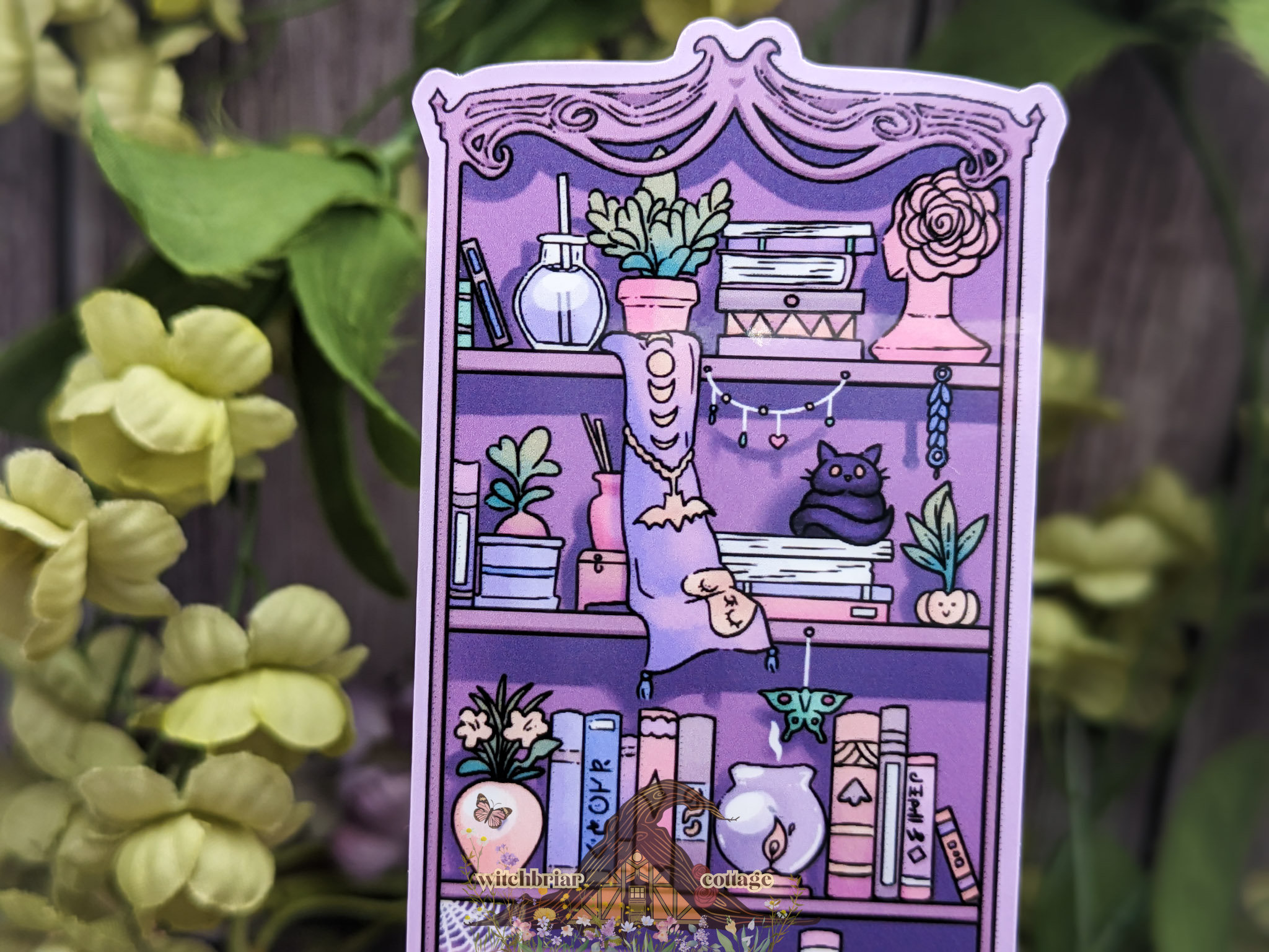 Witchy Bookshelf Sticker - Image 13