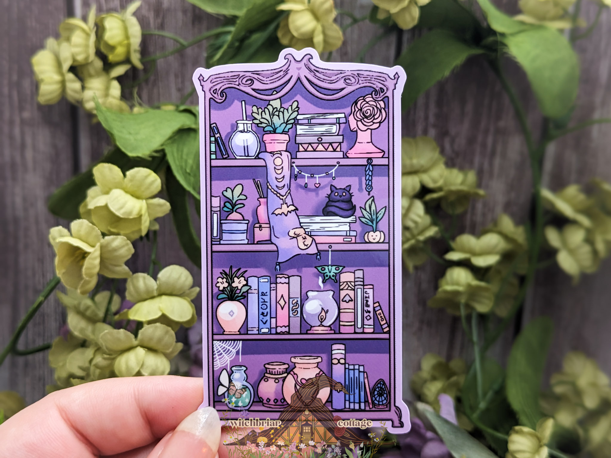 Witchy Bookshelf Sticker - Image 14