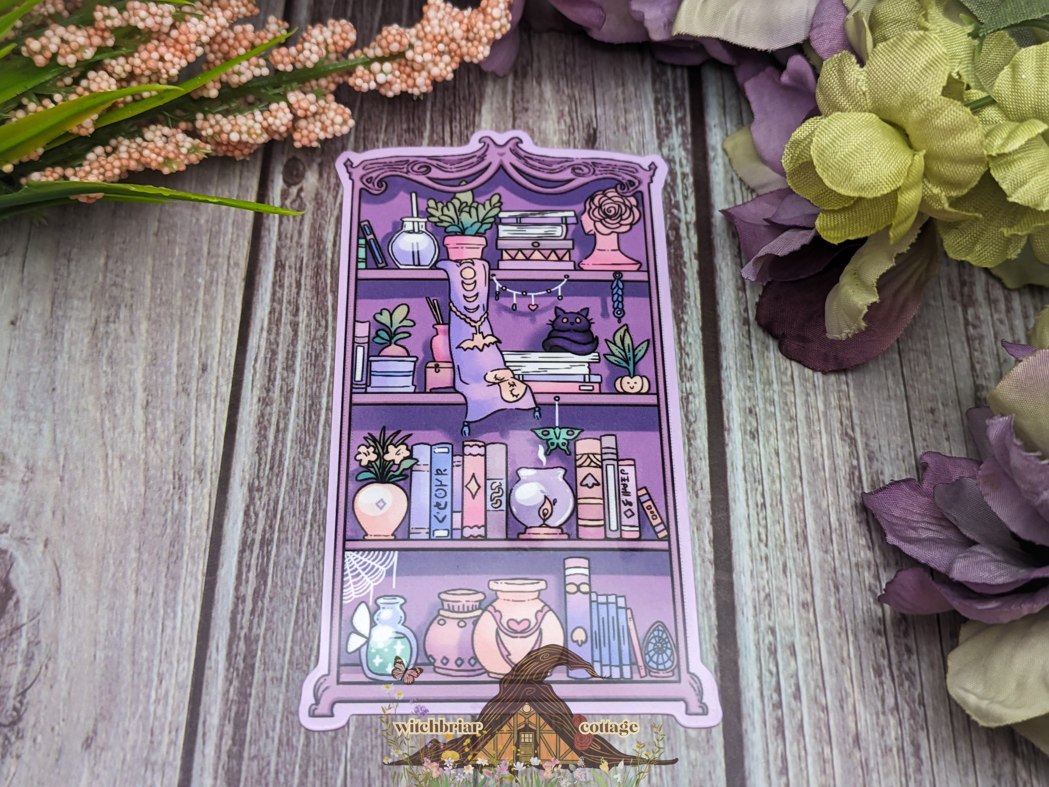 Witchy Bookshelf Sticker - Image 18