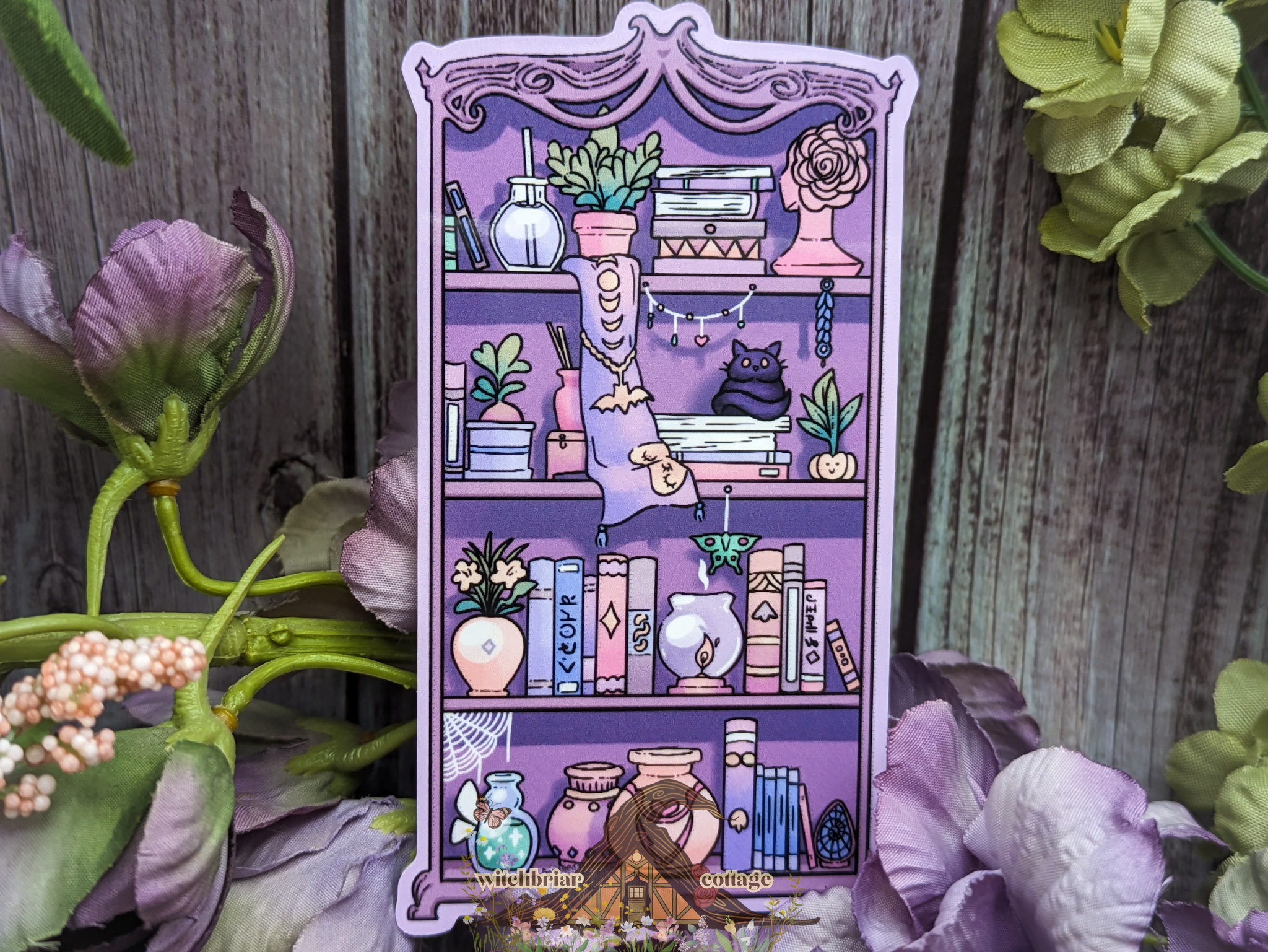 Witchy Bookshelf Sticker - Image 19