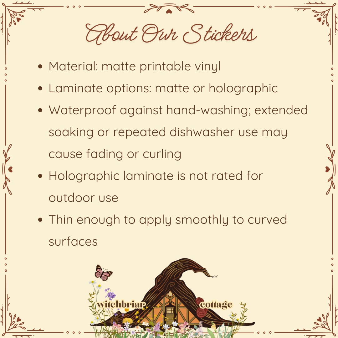 Brushbuddy Witch Hat Atelier Vinyl Sticker - Image 9