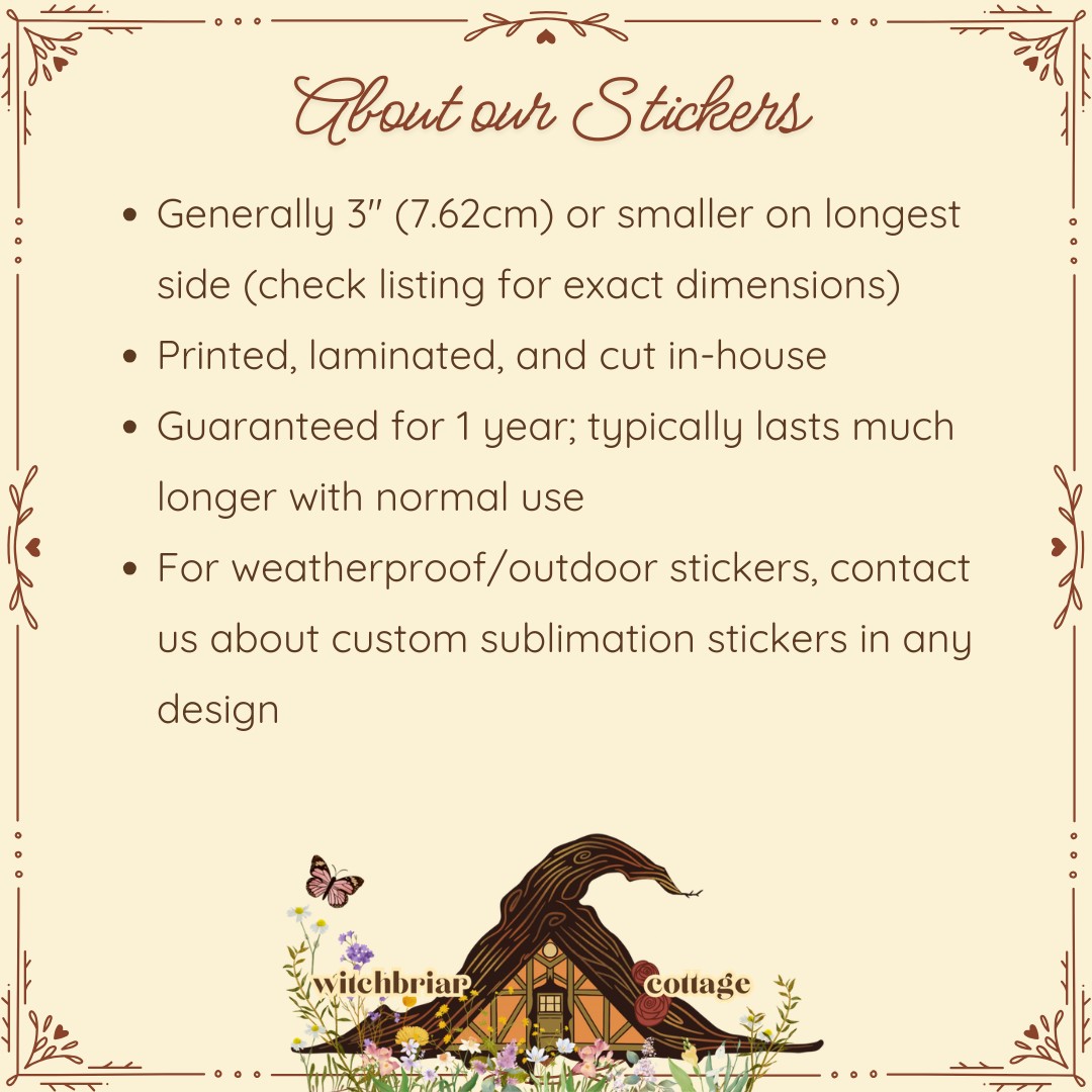 Brushbuddy Witch Hat Atelier Vinyl Sticker - Image 10