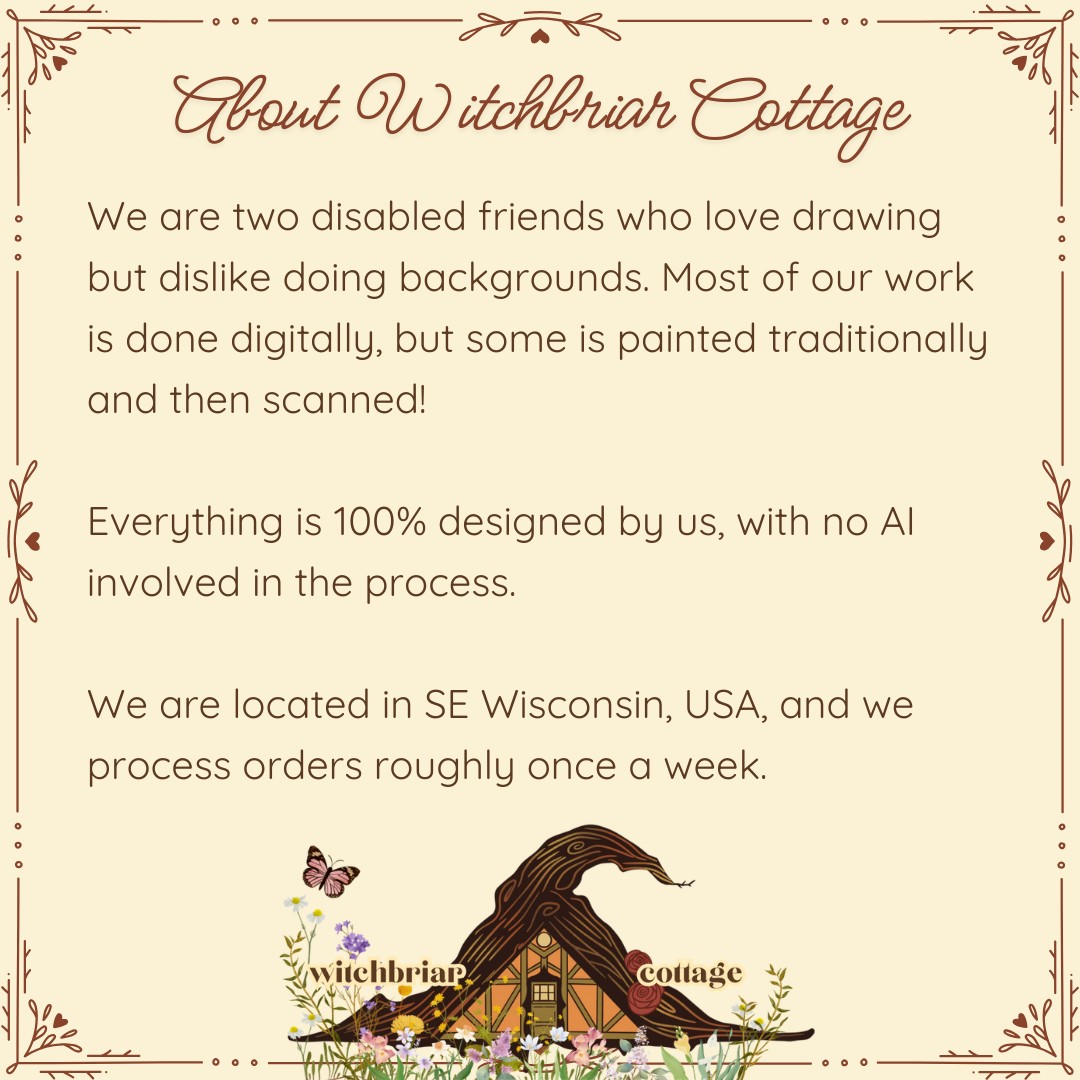 Brushbuddy Witch Hat Atelier Vinyl Sticker - Image 11